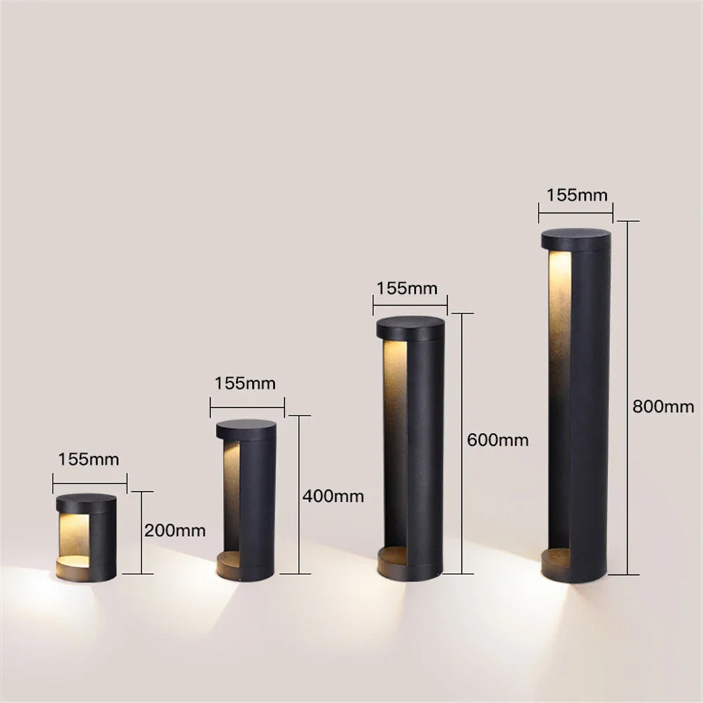Modern Glow Minimalist Lawn Light