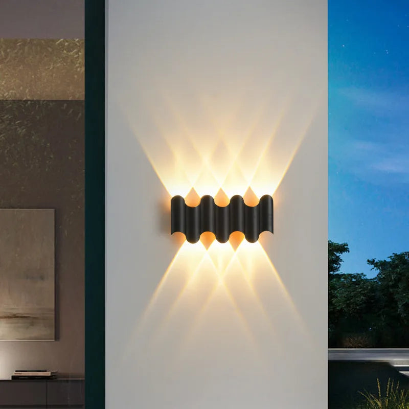 Modern Radiance Metallic Wall Light