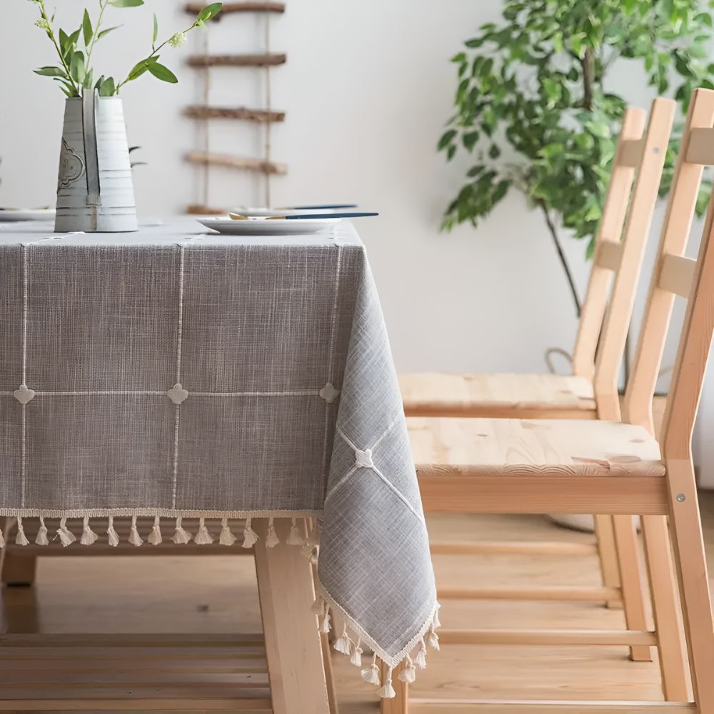 Timeless Plaid Comfort Tablecloth