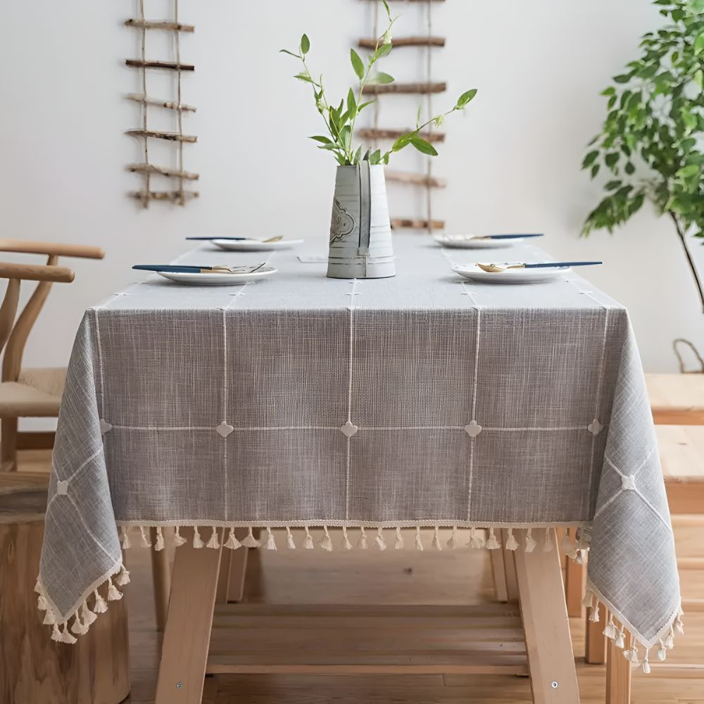Timeless Plaid Comfort Tablecloth