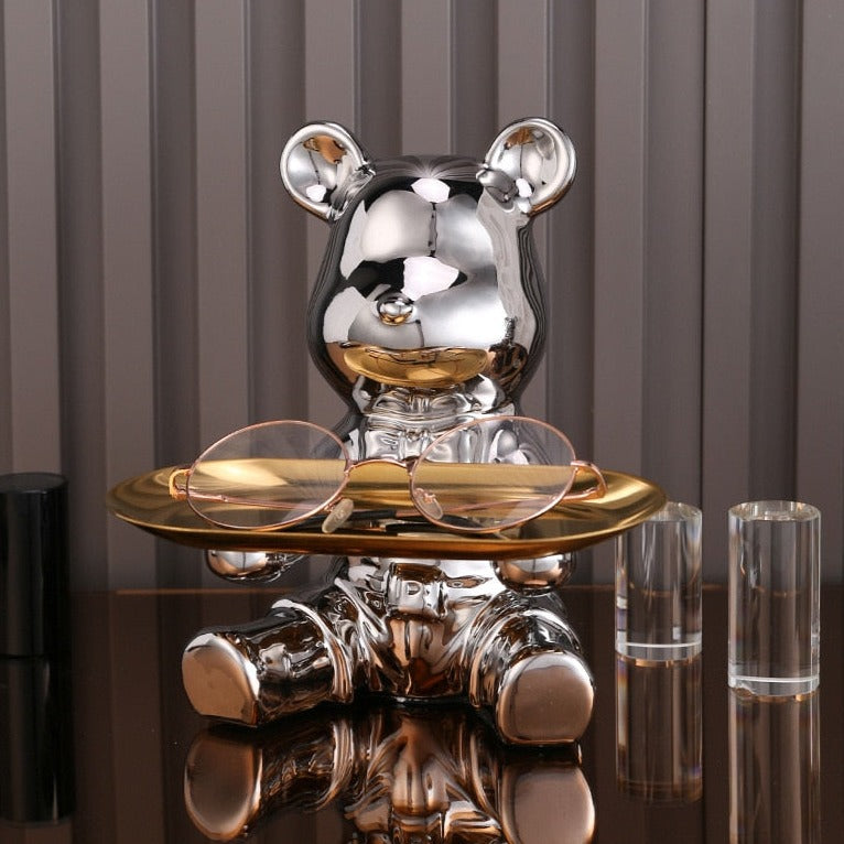 Multifunction Decorative Bear Shelf