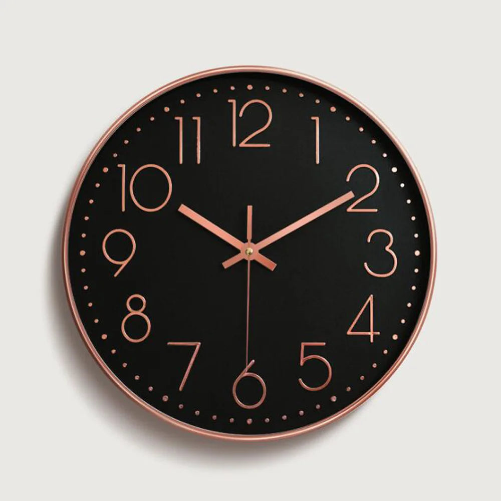 Whisper Time Silent Non-Ticking Wall Clock