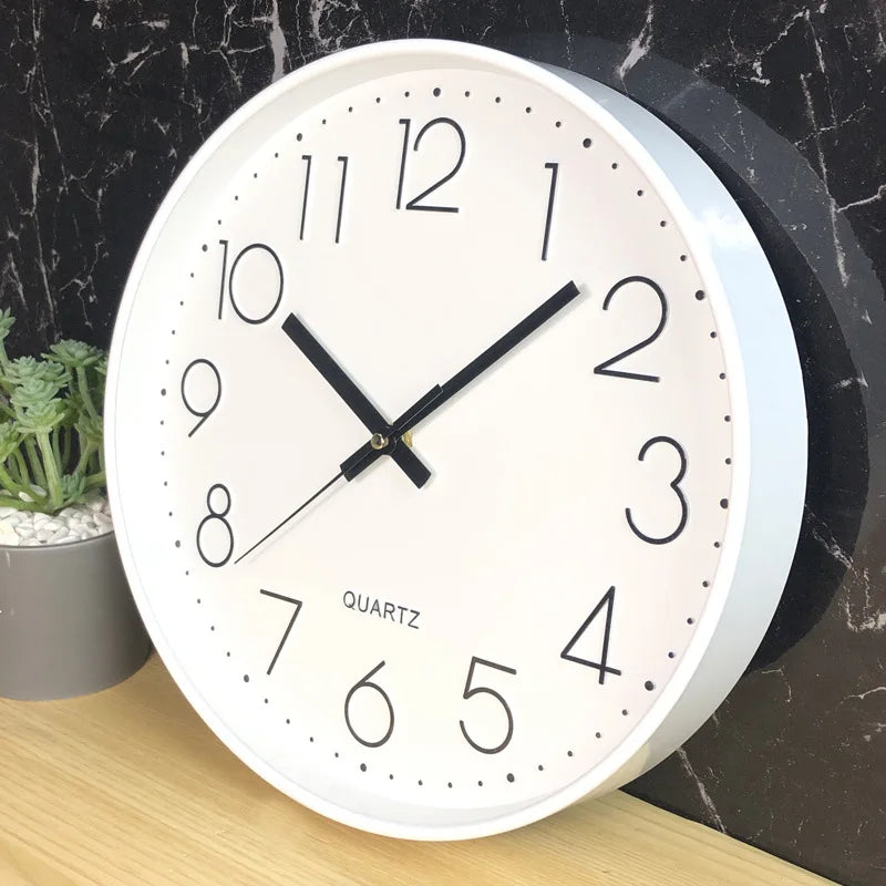 Whisper Time Silent Non-Ticking Wall Clock