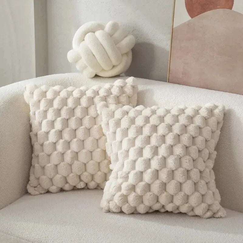 Boho Pineapple Grid Turtle Pattern Soft Cushion Cover
