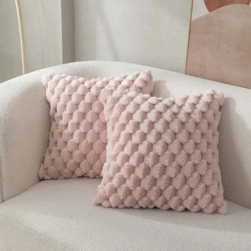 Boho Pineapple Grid Turtle Pattern Soft Cushion Cover