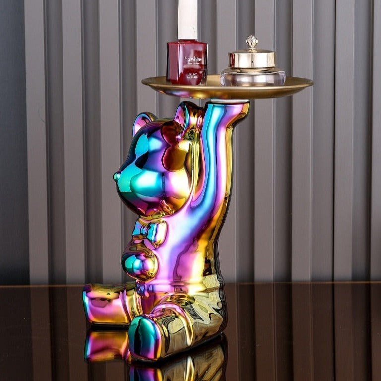 Multifunction Decorative Bear Shelf