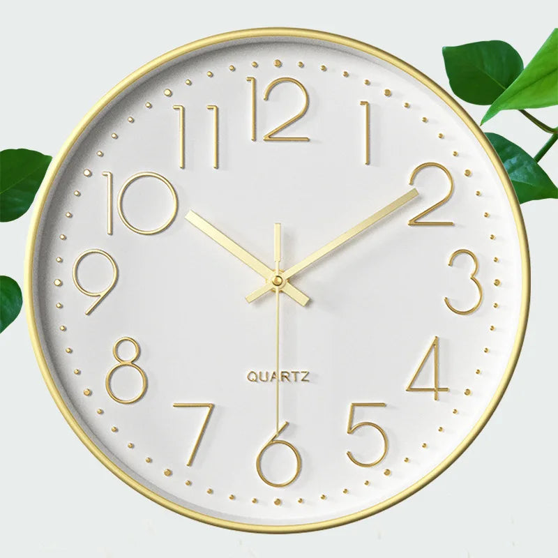 Whisper Time Silent Non-Ticking Wall Clock