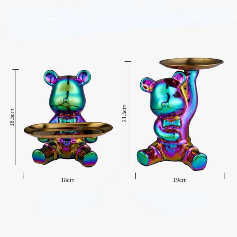 Multifunction Decorative Bear Shelf
