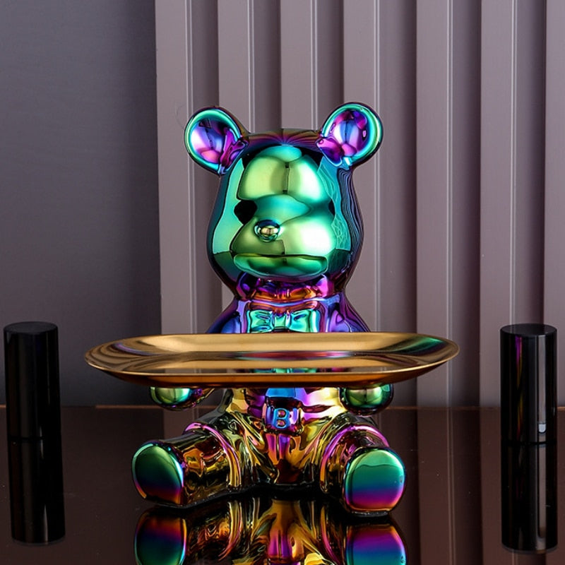 Multifunction Decorative Bear Shelf
