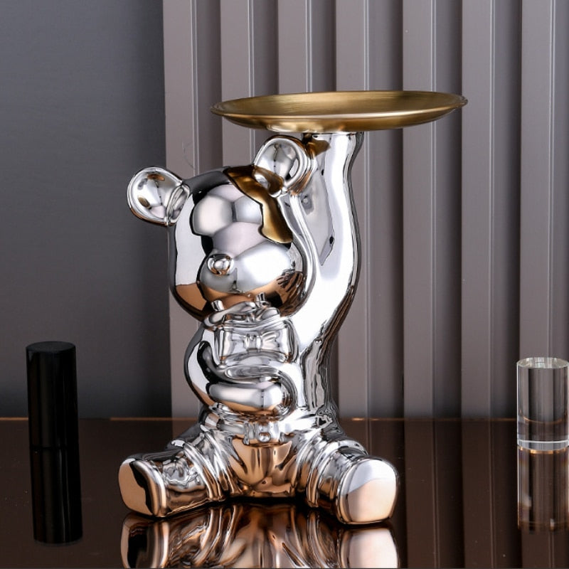 Multifunction Decorative Bear Shelf