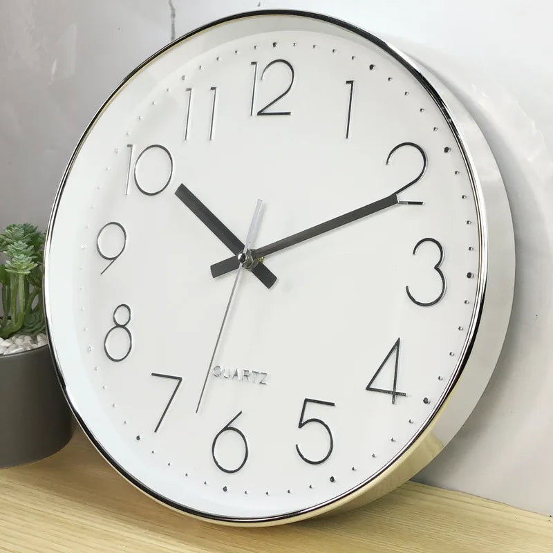 Whisper Time Silent Non-Ticking Wall Clock
