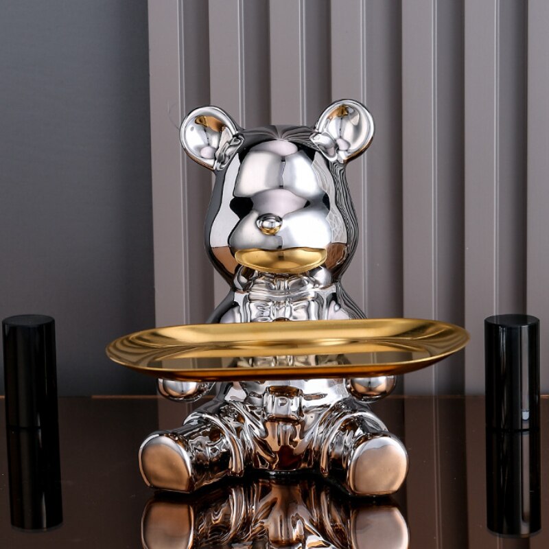 Multifunction Decorative Bear Shelf
