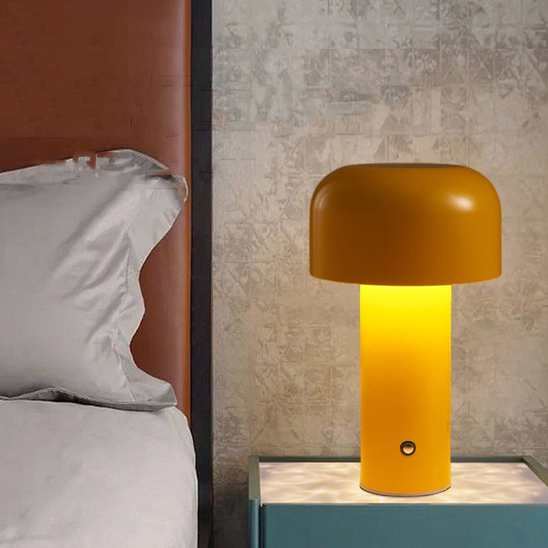 Mushroom-Shaped Portable LED Desk Lamp