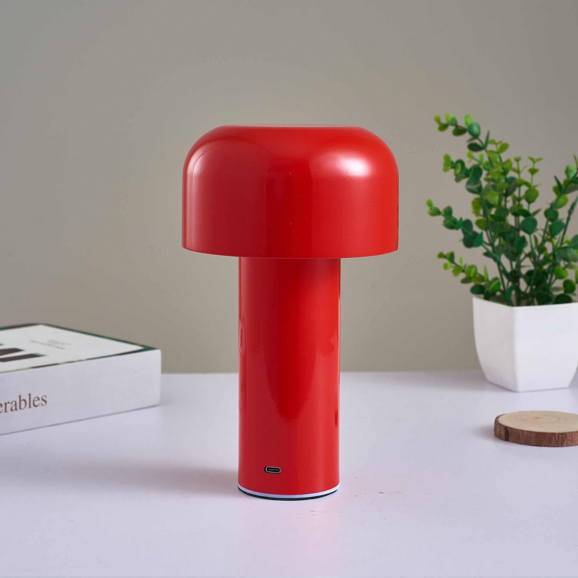 Mushroom-Shaped Portable LED Desk Lamp