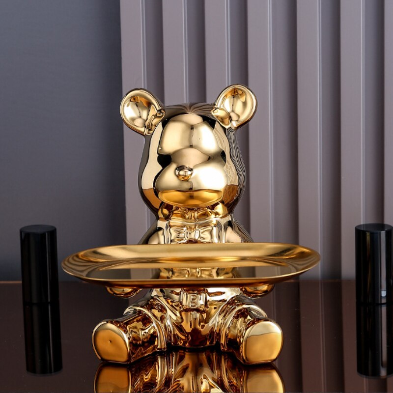 Multifunction Decorative Bear Shelf