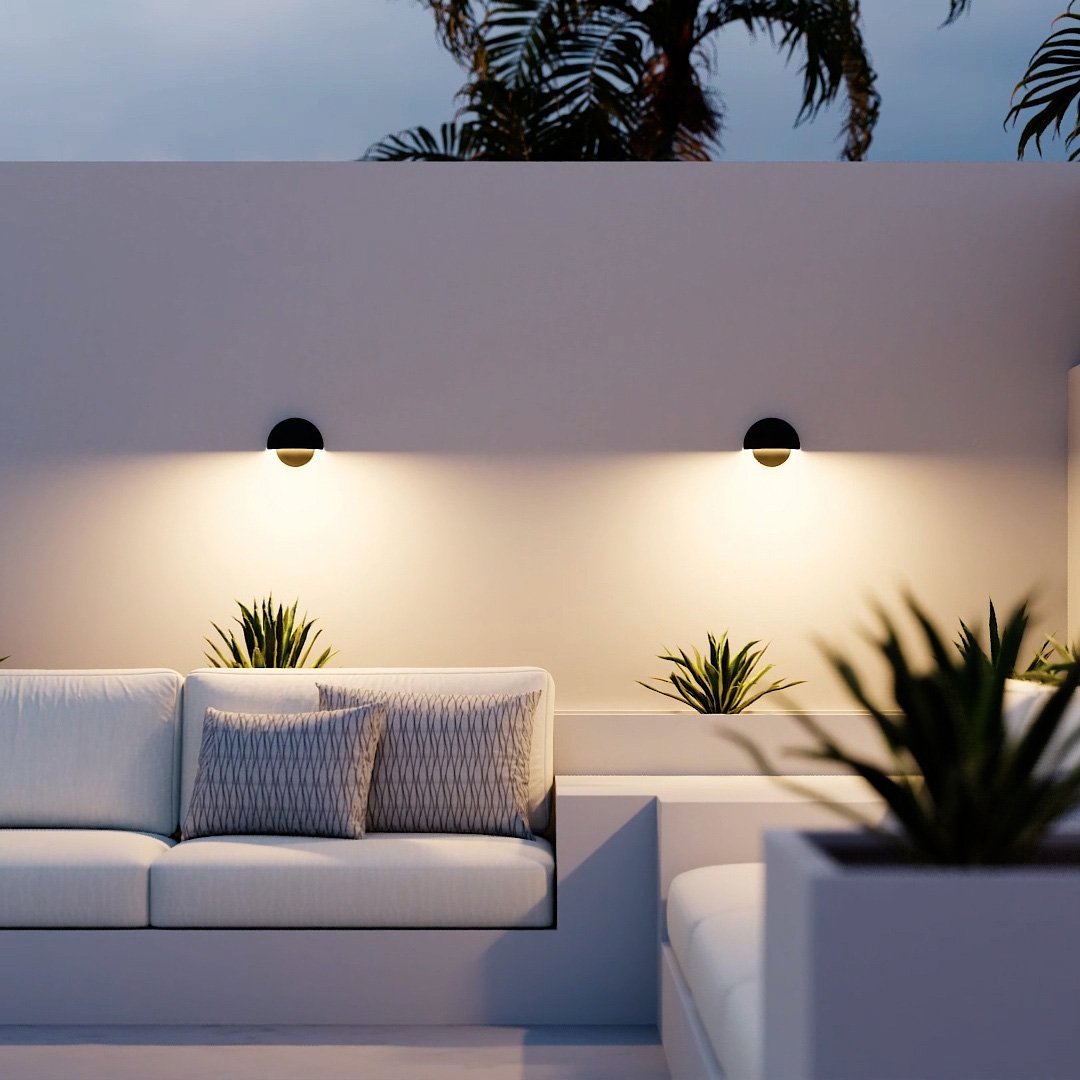 Minimalist Scandinavian LED Wall Light | Indoor & Outdoor Use
