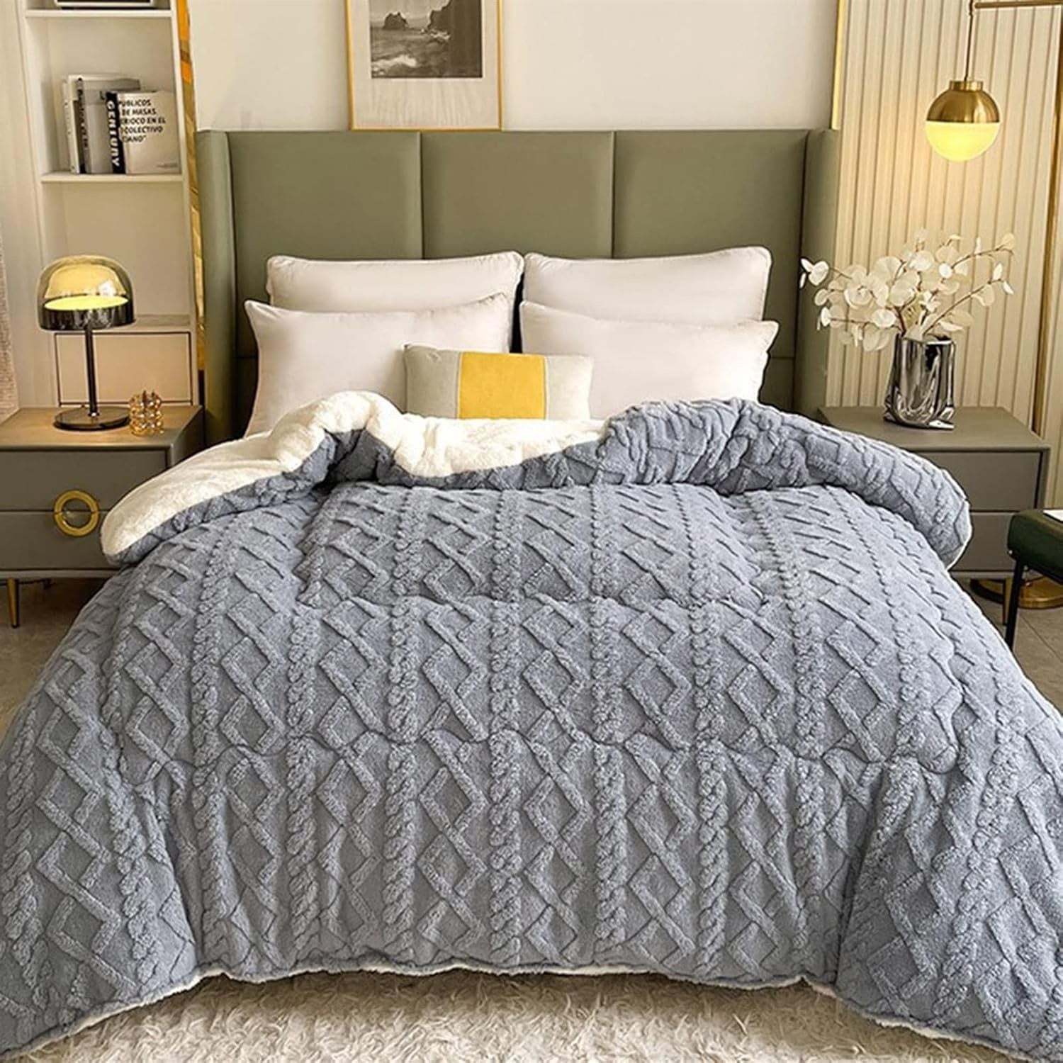 Ultra Cozy Winter Sherpa Blanket
