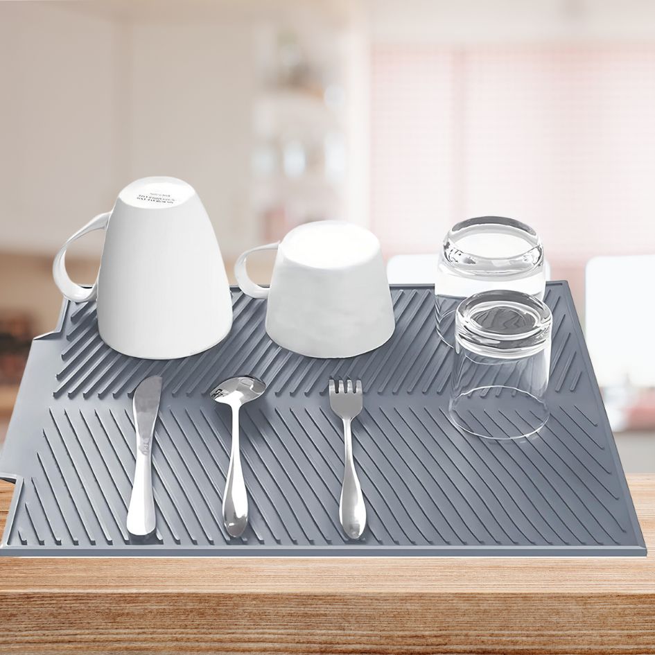Premium Non-Slip Silicone Dish Drying Mat
