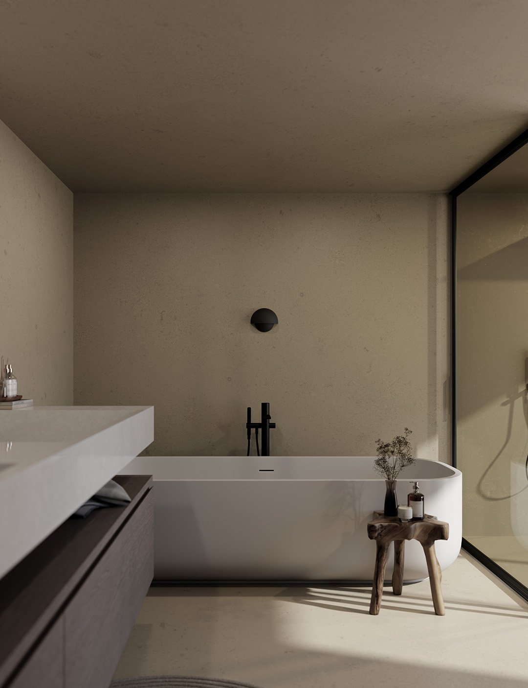 Minimalist Scandinavian LED Wall Light | Indoor & Outdoor Use