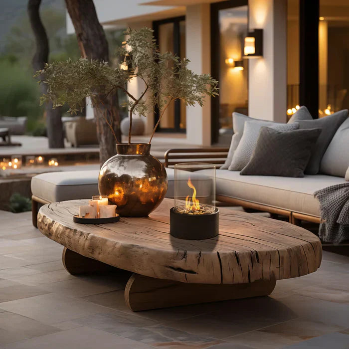 Luxe Flame Portable Table Fire Lantern
