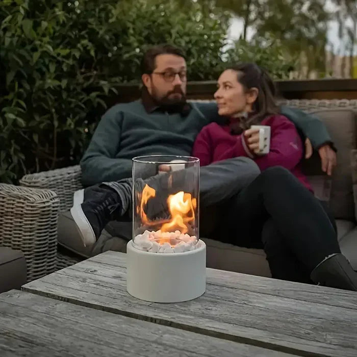 Luxe Flame Portable Table Fire Lantern
