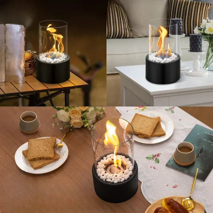 Luxe Flame Portable Table Fire Lantern