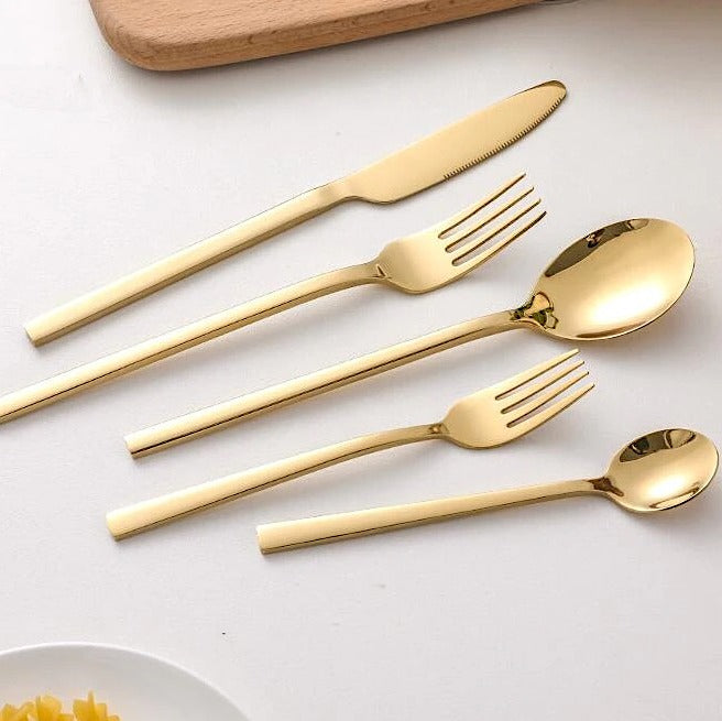 Modern Luxe Cutlery Utensil Set | 30-Piece
