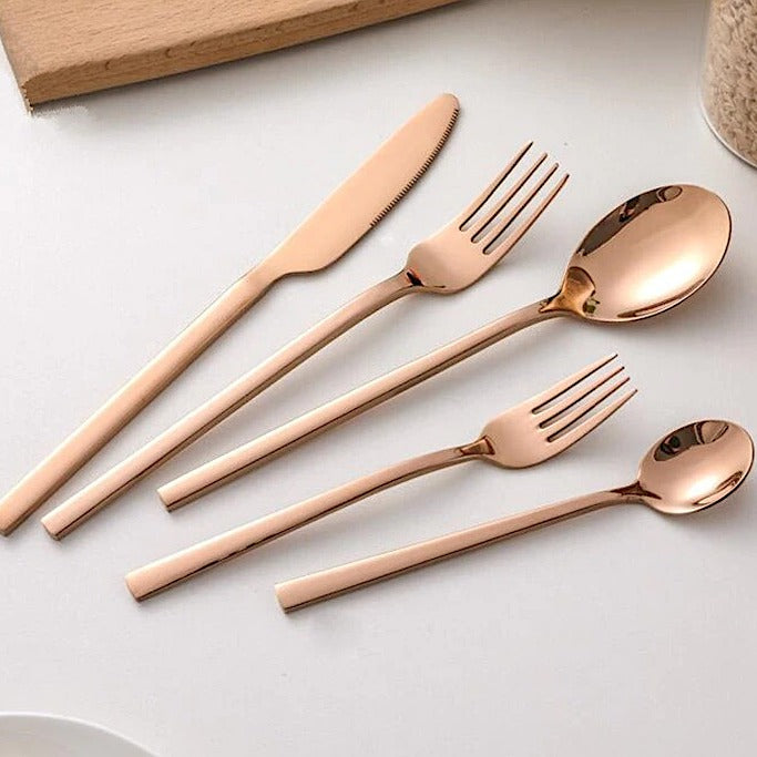 Modern Luxe Cutlery Utensil Set | 30-Piece