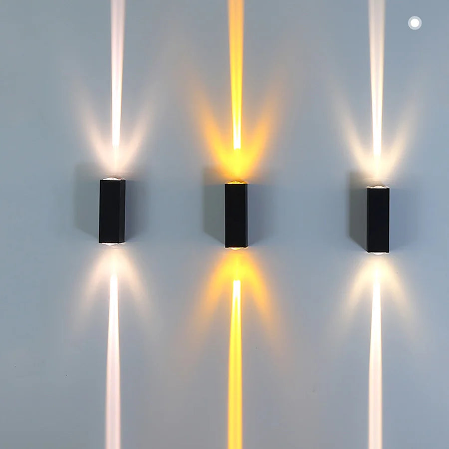 Elegant Rectangular Accent Outdoor Wall Light