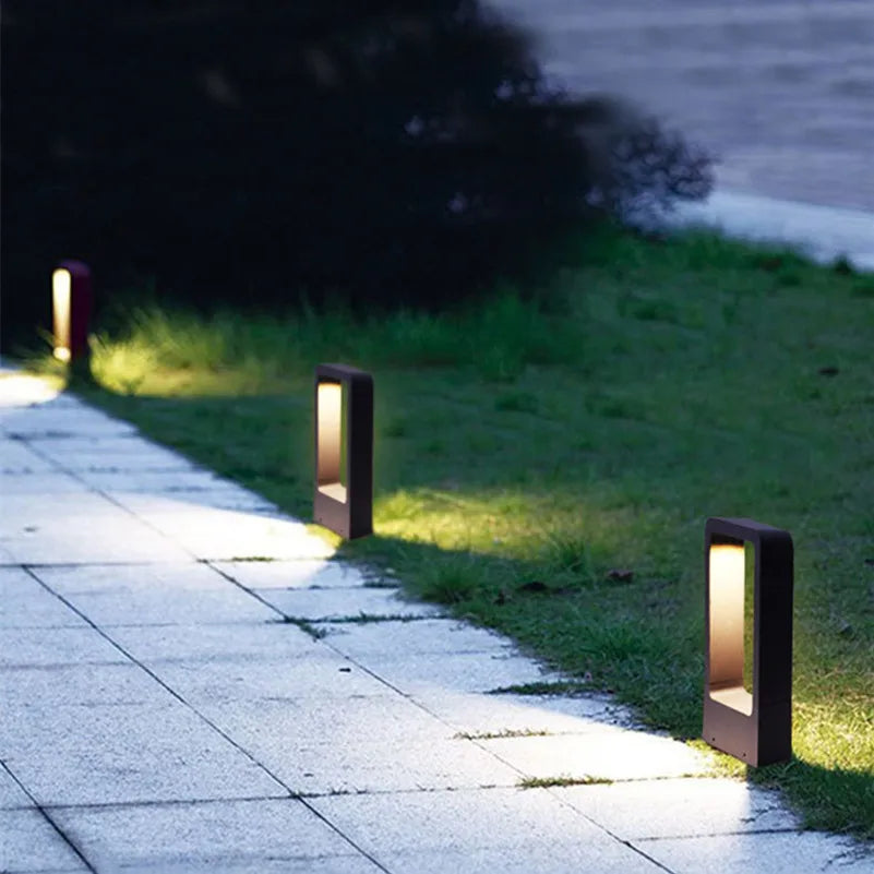 Sleek Outdoor Ground Garden Light