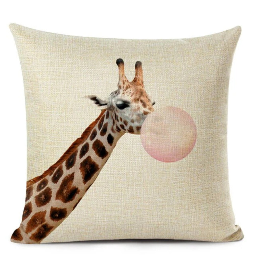 Animal Gum Pop Cushion Covers
