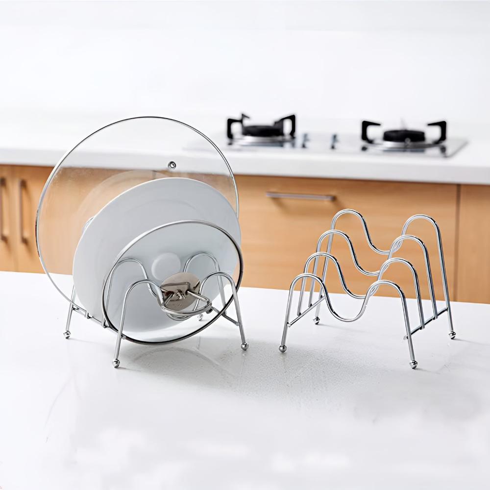 Premium Tiered Pot Lid Holder Rack