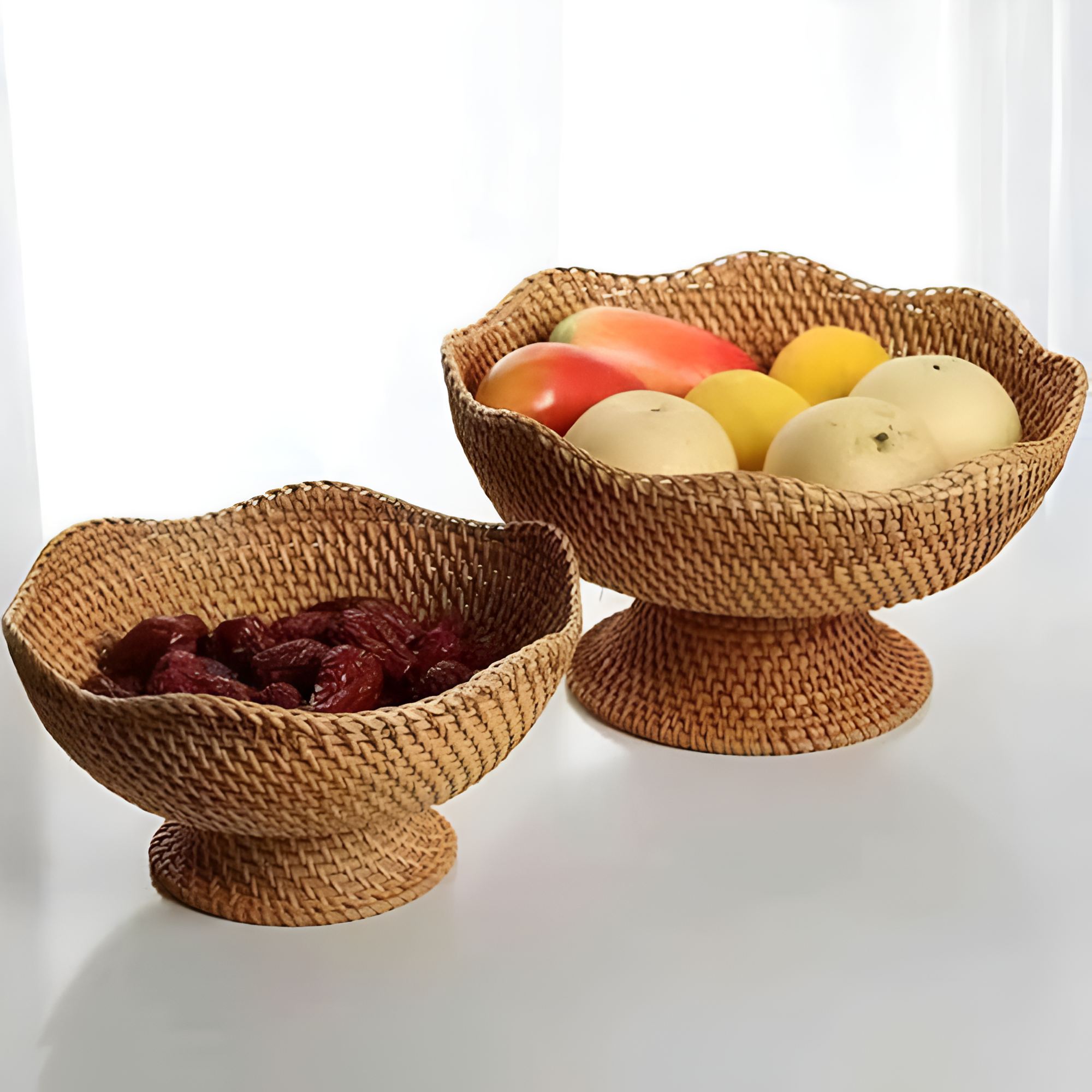 Premium Rustic Hand Woven Fruit Basket