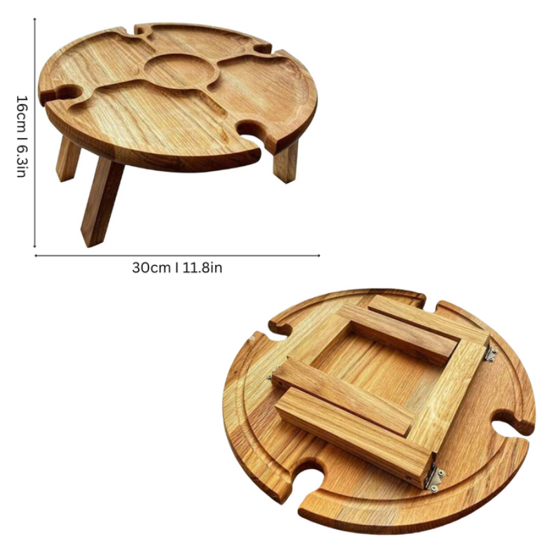 Modern Portable Collapsible Wood Picnic Table