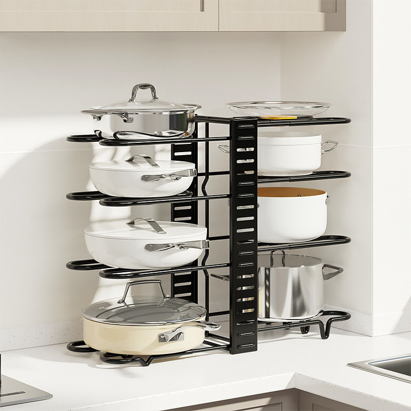 Heavy-Duty Cookware Organizer Rack