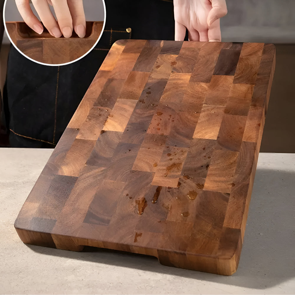 Rustic Gridwood Cutting Board