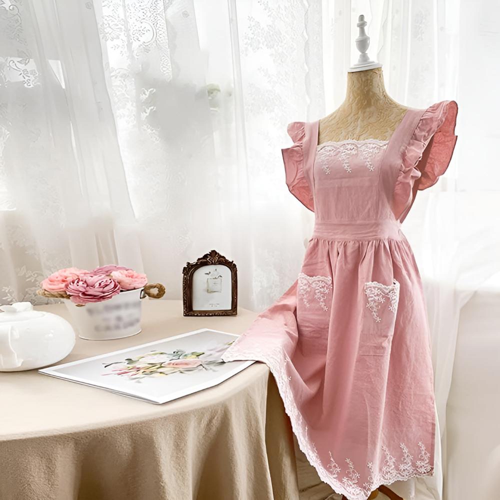 Dainty Chic Ruffle Apron for Women