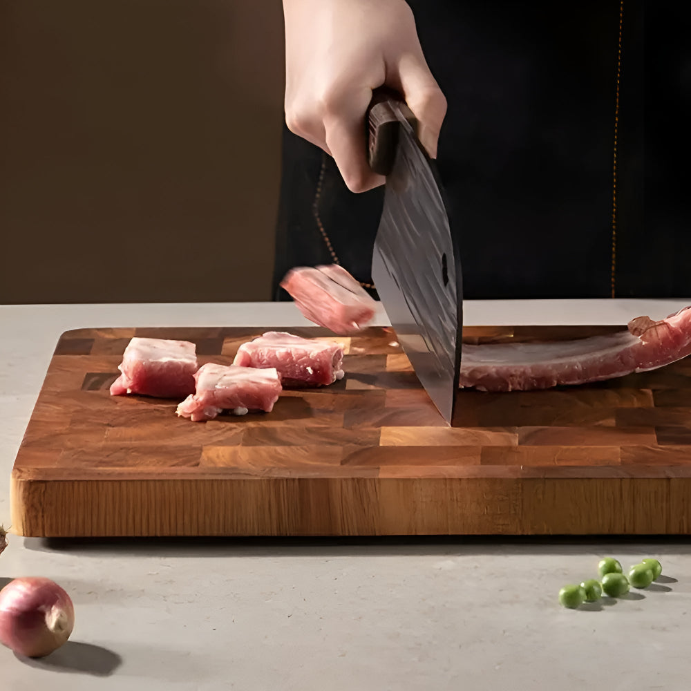Rustic Gridwood Cutting Board