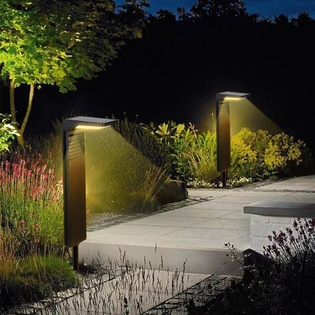 2-Piece Luxurious Modern  Solar Garden Lights