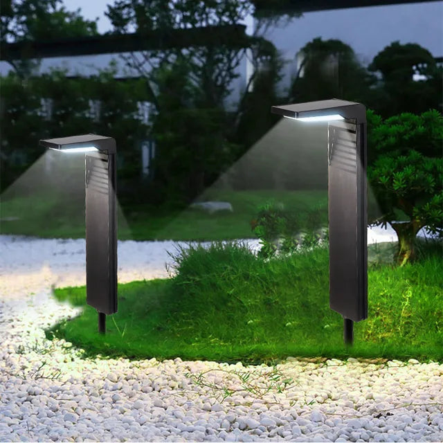 2-Piece Luxurious Modern  Solar Garden Lights
