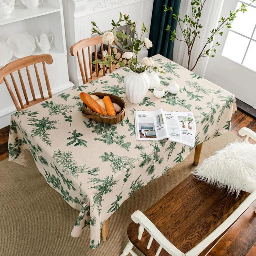 Pine Serenity Cotton Table Cloth