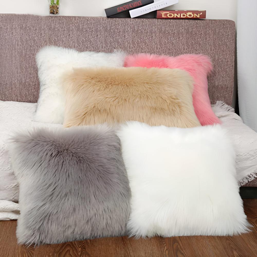 Plush Furry Cushion Covers