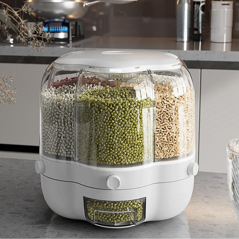 Modern 360° Rotating Grain Dispenser