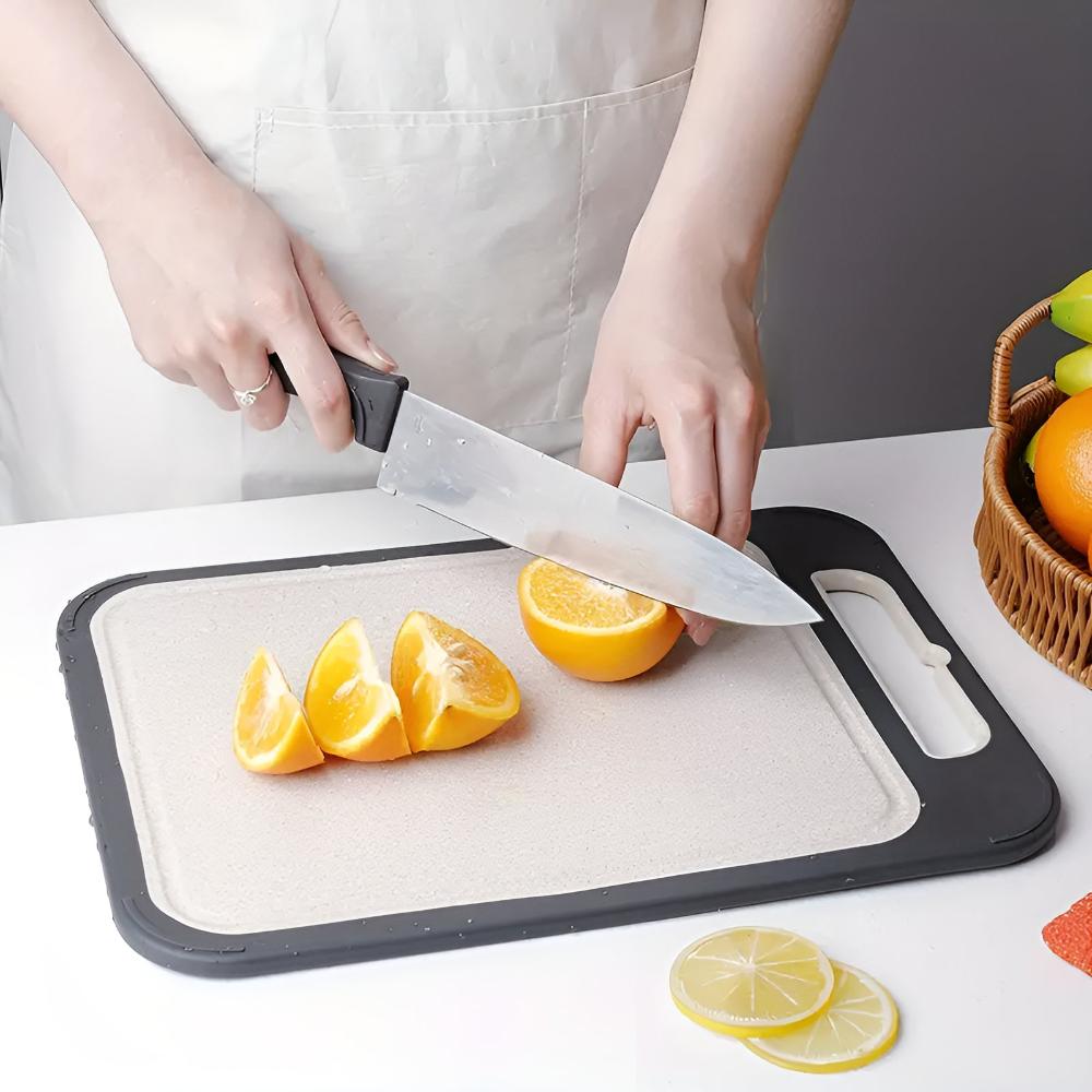 Premium Reversible Stainless Steel Cutting Board