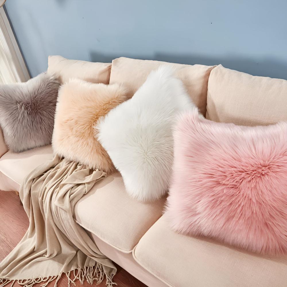 Plush Furry Cushion Covers