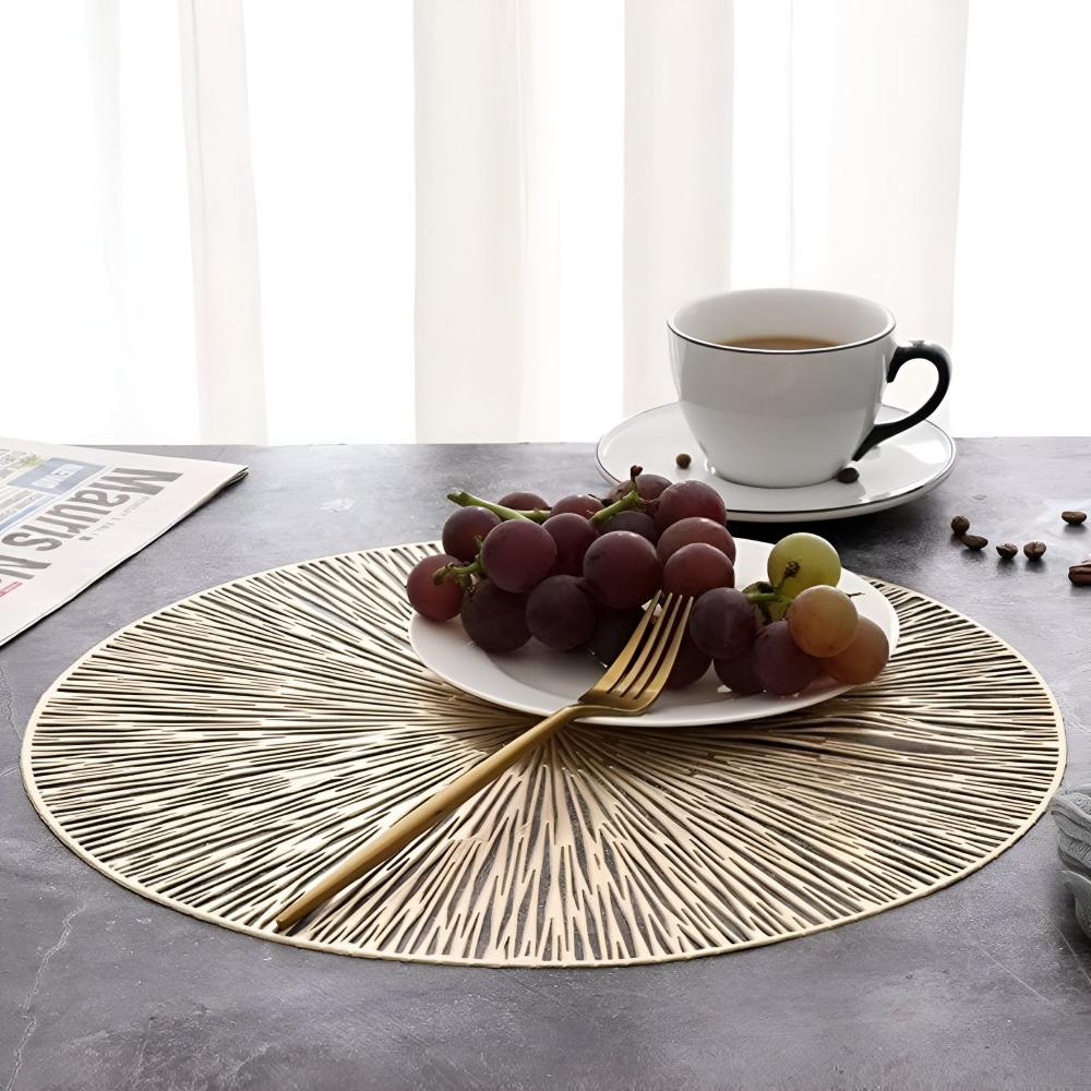 Decorative  Metallic Table Mat