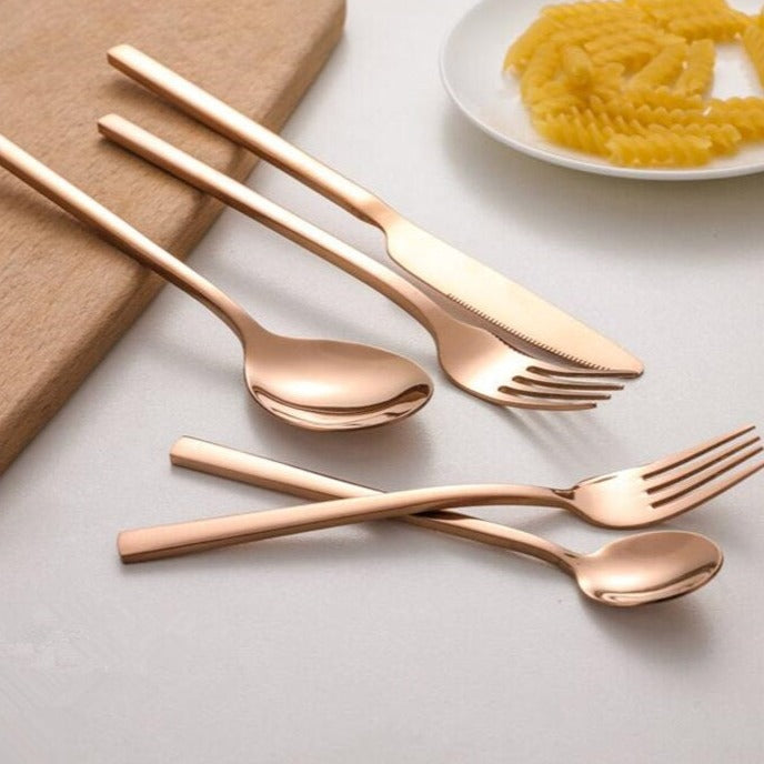 Modern Luxe Cutlery Utensil Set | 30-Piece