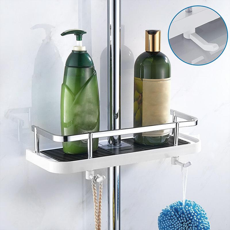 Premium Rustproof Bathroom Shower Shelf Organizer