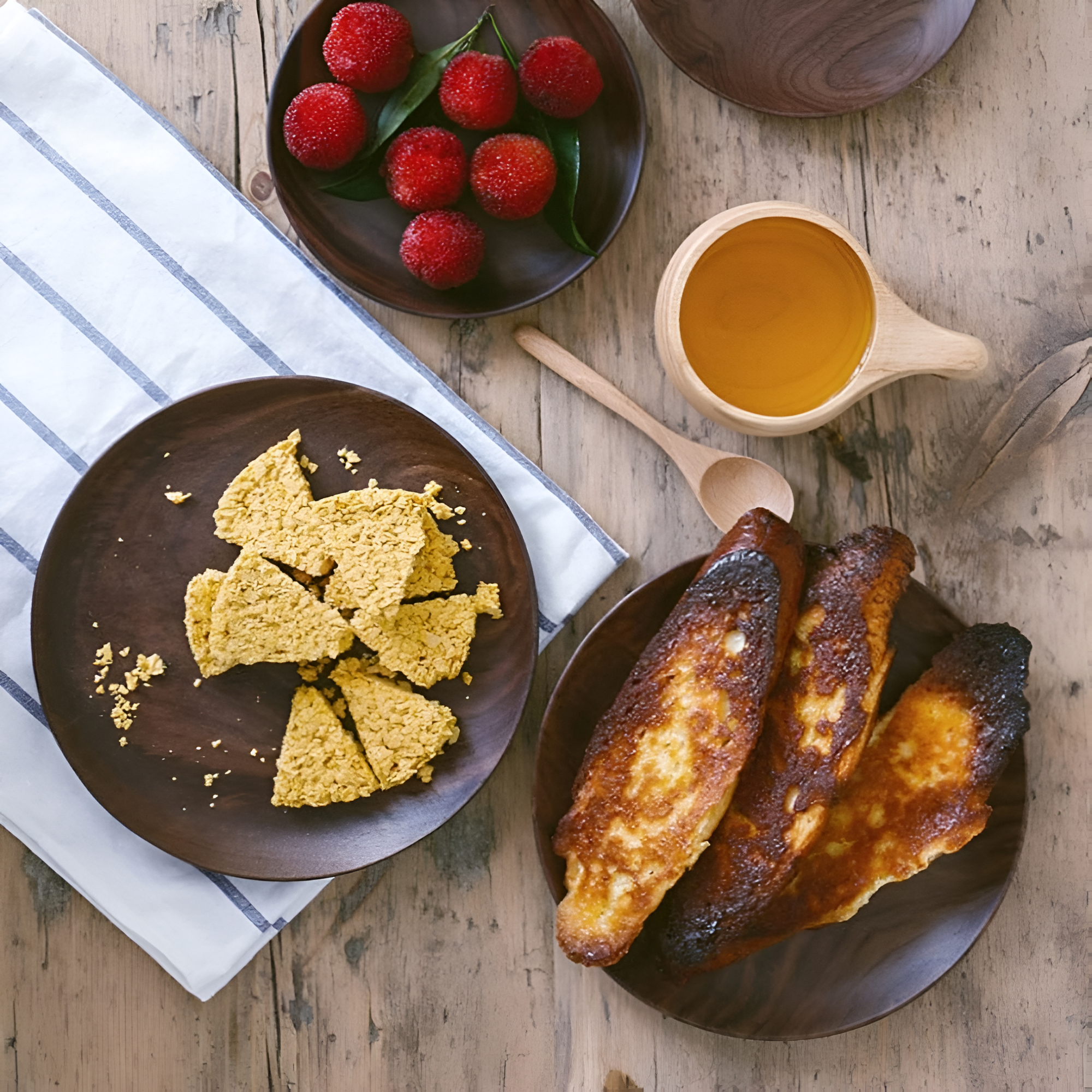 Signature Walnut Luxe Handcrafted Wood Plate