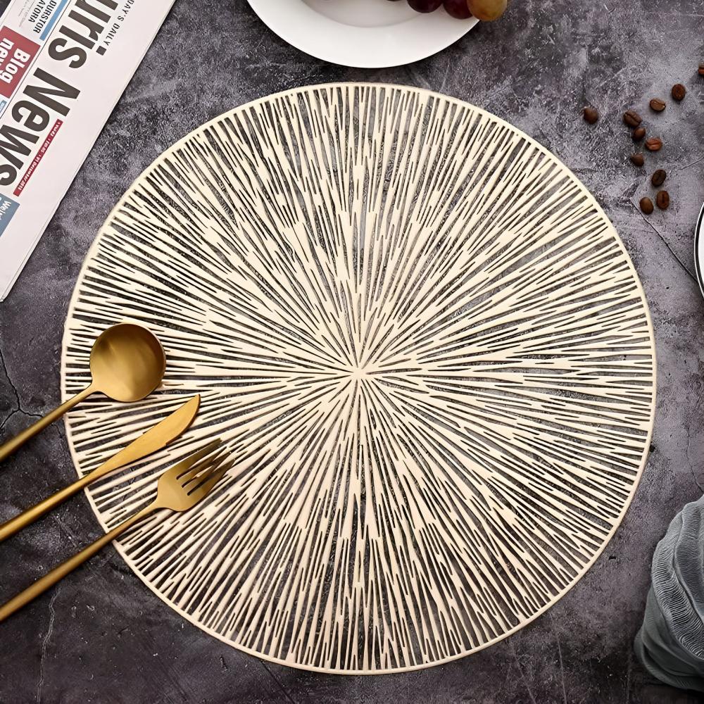 Decorative  Metallic Table Mat